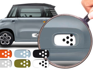 Sticker pour l'ovale de portière de la Citroën AMI